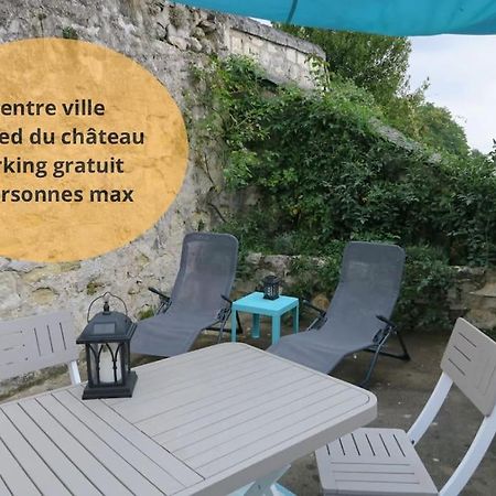 Appartement Des Hirondelles , Au Pied Du Chateau ชีนง ภายนอก รูปภาพ