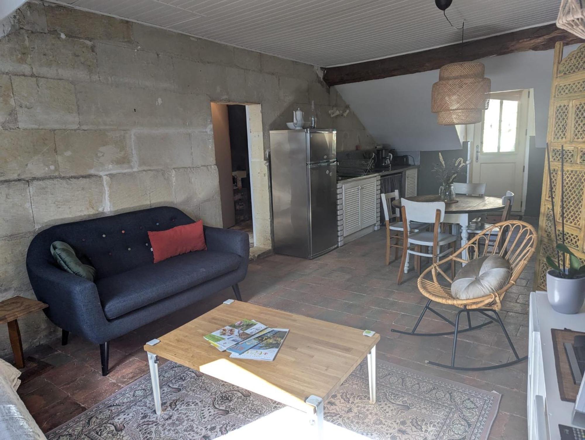 Appartement Des Hirondelles , Au Pied Du Chateau ชีนง ภายนอก รูปภาพ